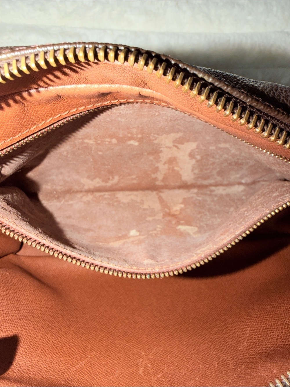 Louis Vuitton Brown Monogram Canvas Toiletry Pouch with Tan Trim - Picture 13 of 15
